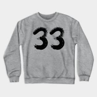 Number 33 Crewneck Sweatshirt